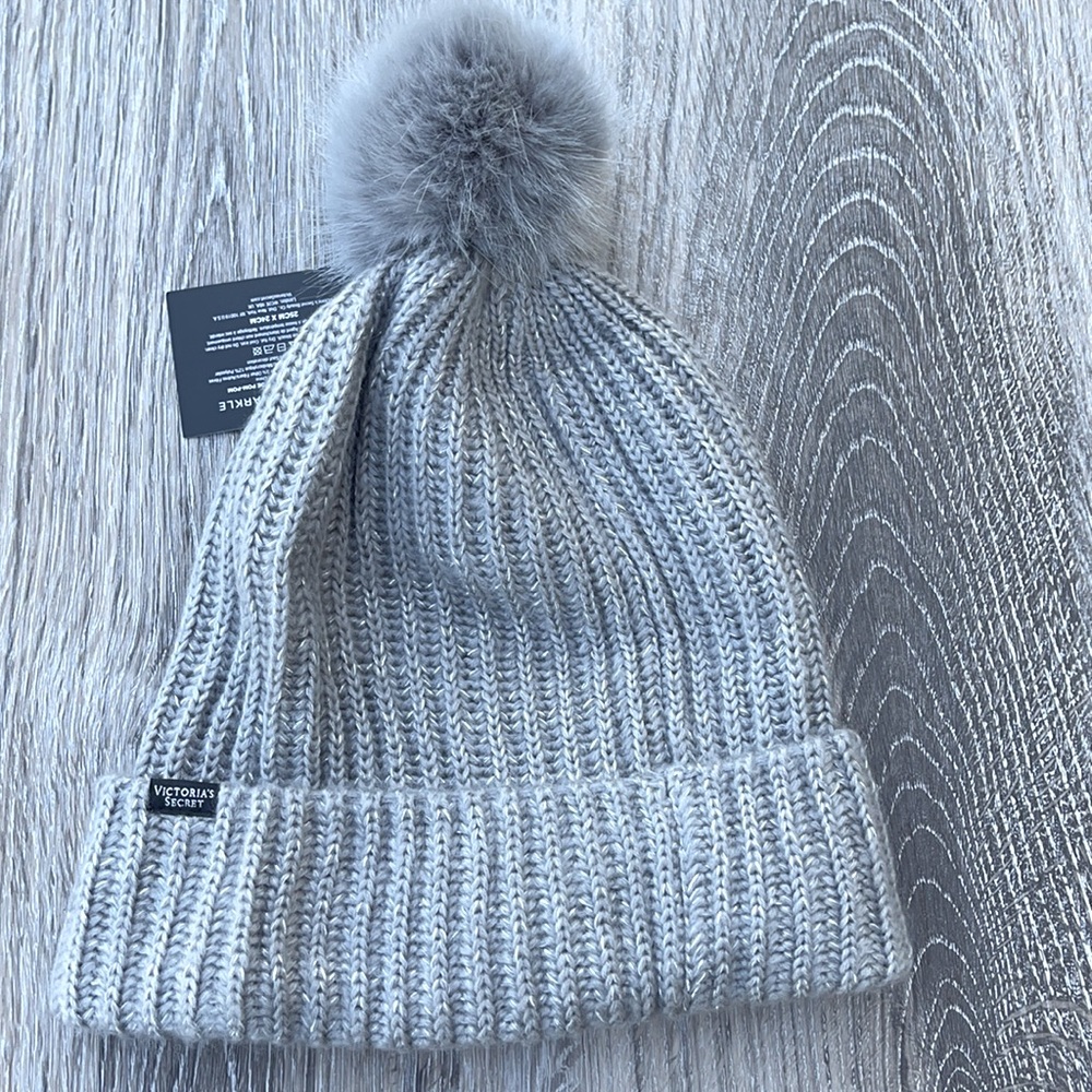 Victoria Secret winter jeweled beanie - Picture 2 of 5